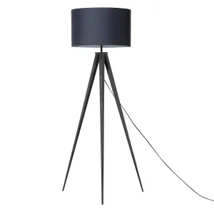 Tripod Floor Lamp Black STILETTO