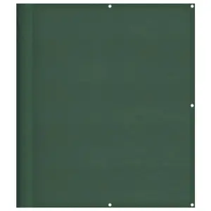 Berkfield Balcony Screen Dark Green 120x700 cm 100% Polyester Oxford