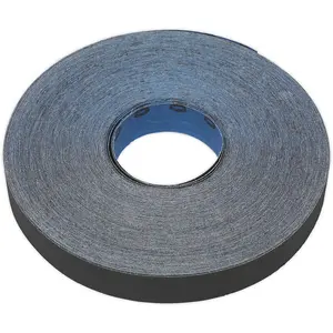 Blue Twill Emery Roll - 25mm x 25m - Flexible & Tear Resistant - 80 Grit