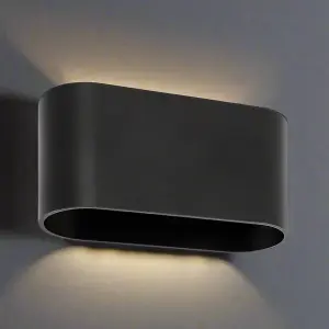 CGC Indoor Wall Light Black Up and Down LED