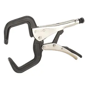 Sealey Locking C-Clamp 280mm 0-90mm Capacity AK6827