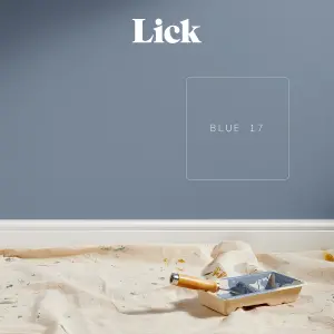 Lick Blue 17 Matt Emulsion paint, 2.5L