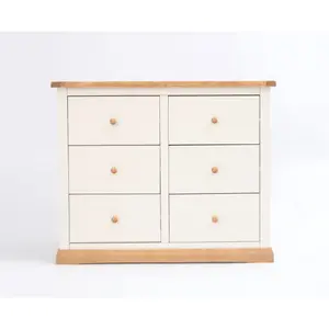 Trevi 6 Drawer Chest of Drawers Wood Knob