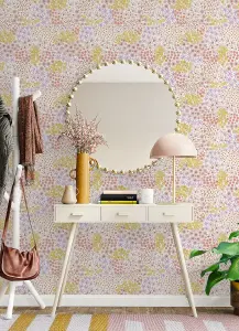 NuWallpaper NUS4848 Floral Bunch Multi Peel & Stick Wallpaper, Warm