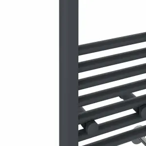 Rinse Straight Bathroom Heated Towel Rail Ladder Radiator Anthracite 800x300mm