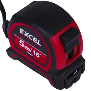 Excel PVC Tape Measure 5m/16ft Pack of 10