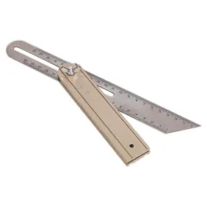 Sealey Adjustable Angle Square Aluminium Handle & Stainless Steel Blade AK7101