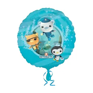 Octonauts Round Foil Balloon Blue (One Size)