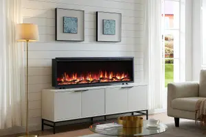 50" AVENA MEDIA WALL INSERT/FREESTANDING FIREPLACE