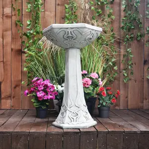 Stunning Art Deco Garden Birdbath