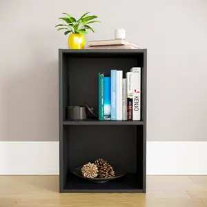 Gerardi Standard Bookcase Black / 54 cm H x 32 cm W