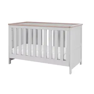 Tutti Bambini Verona Cot Bed Dove Grey/Oak