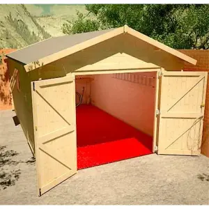 20ft x 10ft (6.09m x 3.04m) Monty Workshop 44mm Wooden Log Cabin (19mm Tongue and Groove Roof) (20 x 10) (20x10)