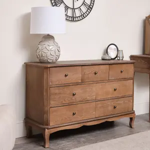 Melody Maison 7 Drawer Wooden Chest of Drawers - Ashwell Range