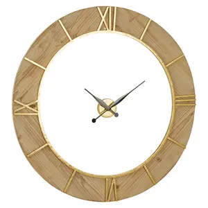 Interiors by Premier Yaxi Wall Clock with White Face