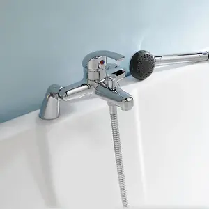 Nes Home Modern Bathroom Basin Mono Tap & Bath Shower Mixer Taps Set Faucet