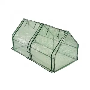 Oypla Steeple Growhouse Garden Plant Greenhouse with Plastic Mesh Cover - 180x90x90cm