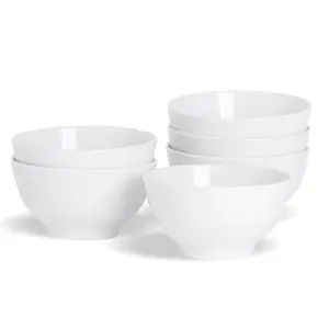 Argon Tableware - Classic Rice Bowls - 13cm - Pack of 6 - White