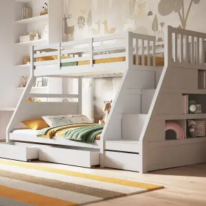 Flair Lunar Triple Bunk Bed - White