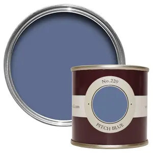 Farrow & Ball Estate Pitch blue Matt Emulsion paint, 100ml