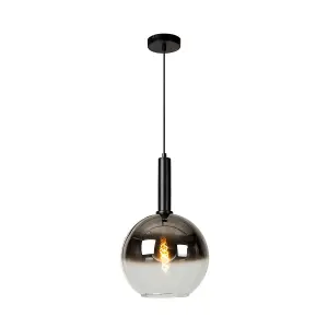 Lucide Marius Modern Pendant Light 30cm - 1xE27 - Black