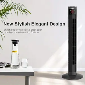 Senelux 36 Inch Tower Fan With Remote Control