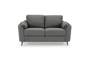 Jack 2 Seater Sofa With Metal Legs, Dark Grey Boucle Fabric