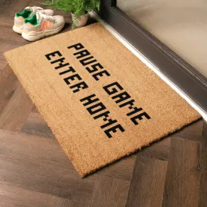 Pause Game Enter Home Doormat (90 x 60cm)