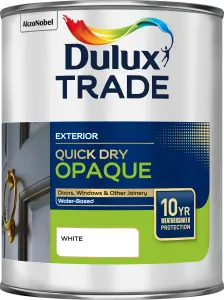 Dulux Trade Quick Drying Opaque White 1L