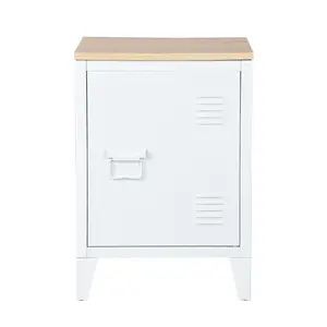 Mira Bedside Table White