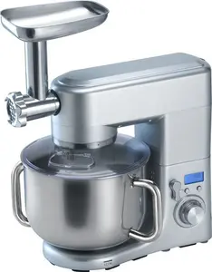 Professional Countertop Planetary Mixer 10 Litres With Meat Grinder & Sausage & Pasta Maker 1.5Kw Stainless Steel | Adexa SM2088G