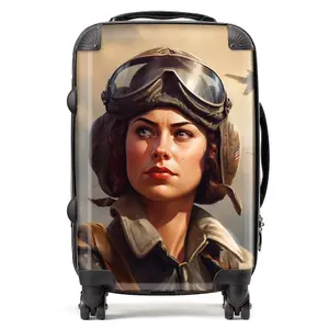 Female Pilot Design  Suitcase - Cabin