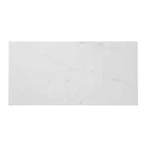 Colours Elegance White Gloss Marble effect Ceramic Indoor Wall & floor Tile, Pack of 7, (L)600mm (W)300mm