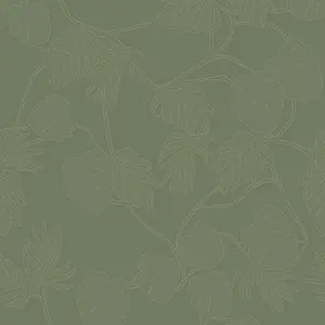 Galerie Ted Baker Eden Green Leafit Leaf Vine Wallpaper Roll