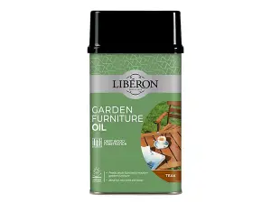 Premium Liberon Teak Garden Furniture Oil - 1 Litre for Ultimate Protection