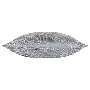 Wylder Seymour Metallic Jacquard Piped Feather Filled Cushion