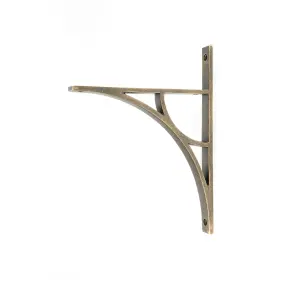 From The Anvil Burnished Brass Tyne Shelf Bracket (260mm x 200mm)