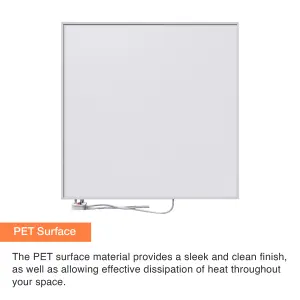 SUNHEAT Mirrorstone 0.35KW -  Wall mounted Far Infrared Panel Heater - Energy Efficient