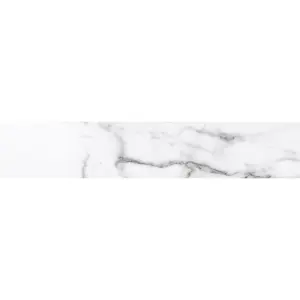 Tinos White Carrara Marble Effect Matt 80mm x 100mm Porcelain Wall & Floor Tile SAMPLE