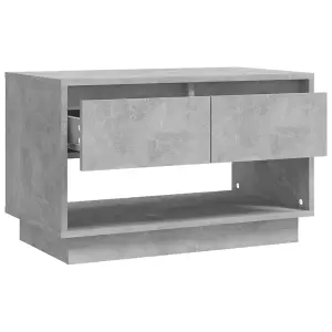 Berkfield TV Cabinet Concrete Grey 70x41x44 cm Engineered Wood