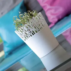 URBNLIVING 160cm Width Plastic Flower Plant Garden Indoor Outdoor Herb Planter Pots Modern Lime Green Large