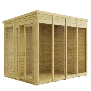 BillyOh Switch Pent Tongue and Groove Summerhouse - 8x6 - 11mm Thickness