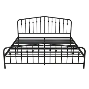 Holland Bed Frame Black / Double (4'6)