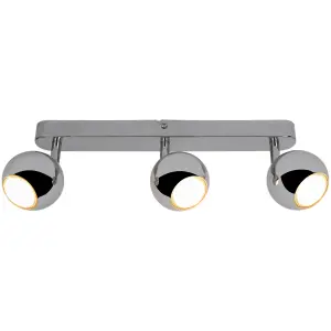 Roccheta Bar Chrome 3 Light Spotlight