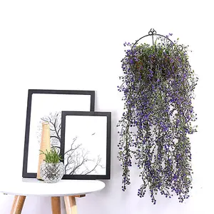 Artificial Hanging Plants Simulation Decoration Golden Willow