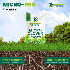 5kg Micro White Clover Grass Seed Eco-Friendly Drought Resistant Lawn Cover