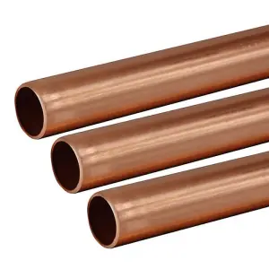 Copper Tube 15mm 3 x 1m Lengths BS EN1057 R250 British Copper Pipe 3000mm 300cm