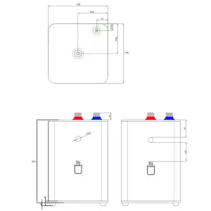 Liquida HT43GM 4 in 1 Gun Metal Grey Instant Boiling Water Kitchen Tap