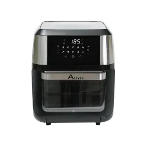 Alivio 12L Digital Air Fryer Oven 1800W, Multifunctional 12 Preset Programs, 5 Auxiliary Functions, 360 Degree Hot Air Circulation