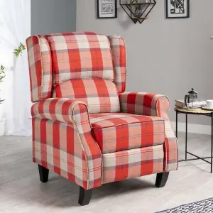 Kensington Premier Recliner Armchair Red